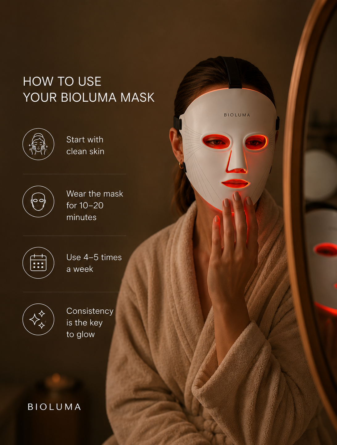 BioLuma Face Mask Glo